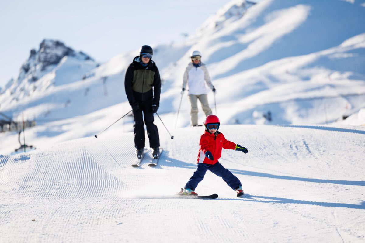 best snow sure ski resorts in April - best snow sure beginner slopes in Meribel