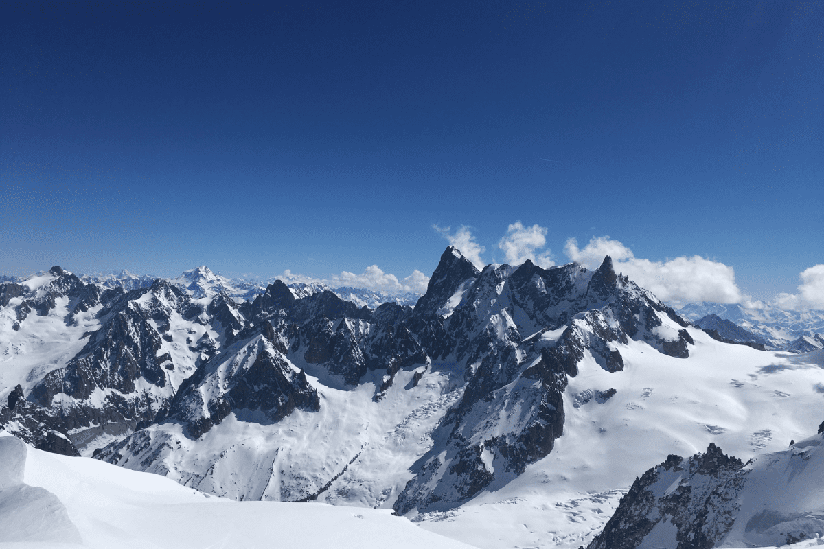 best place to ski in France - Chamonix