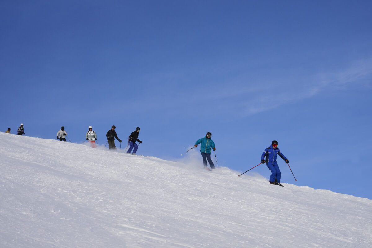 Ski holiday for beginners 