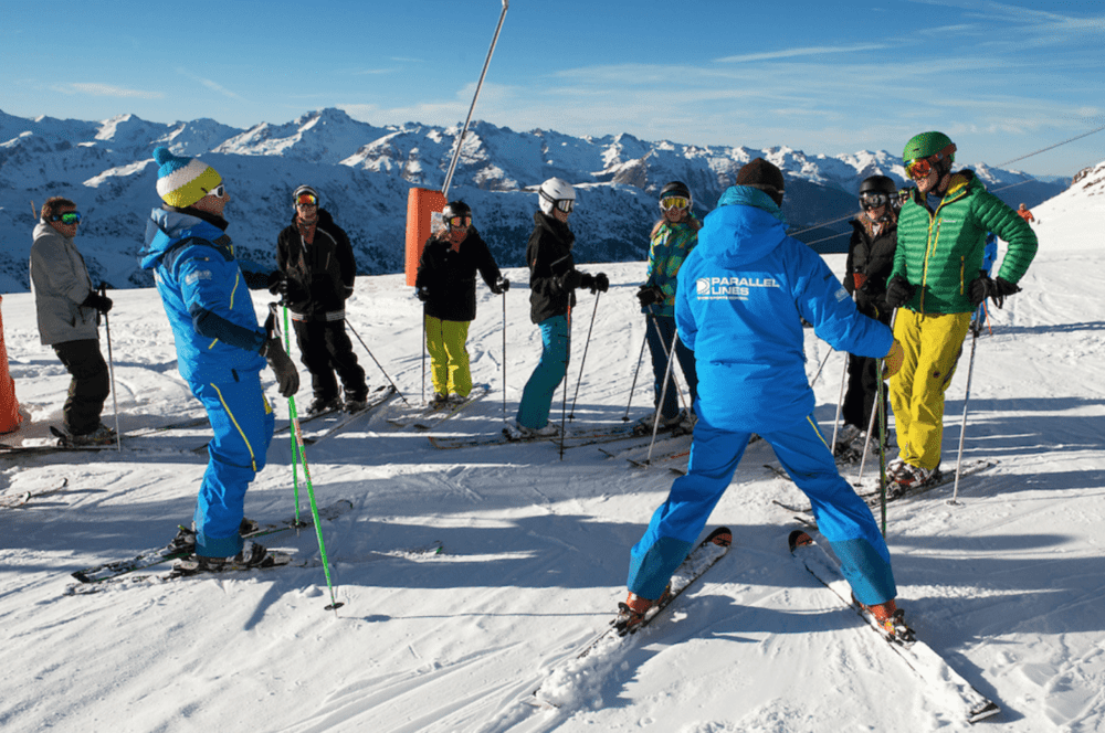 Meribel ski lesson