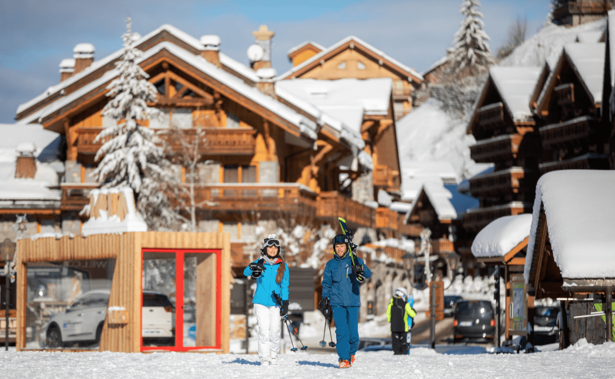 rent ski equipment Meribel