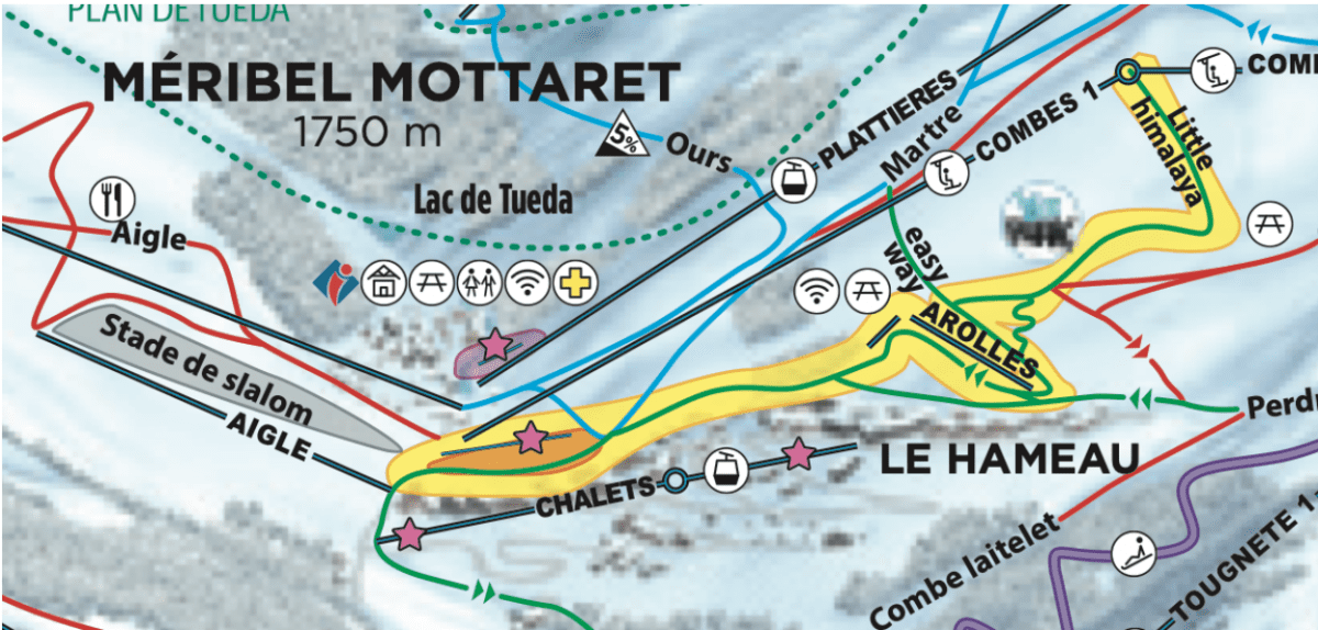 Meribel beginners slopes - Zen Zone