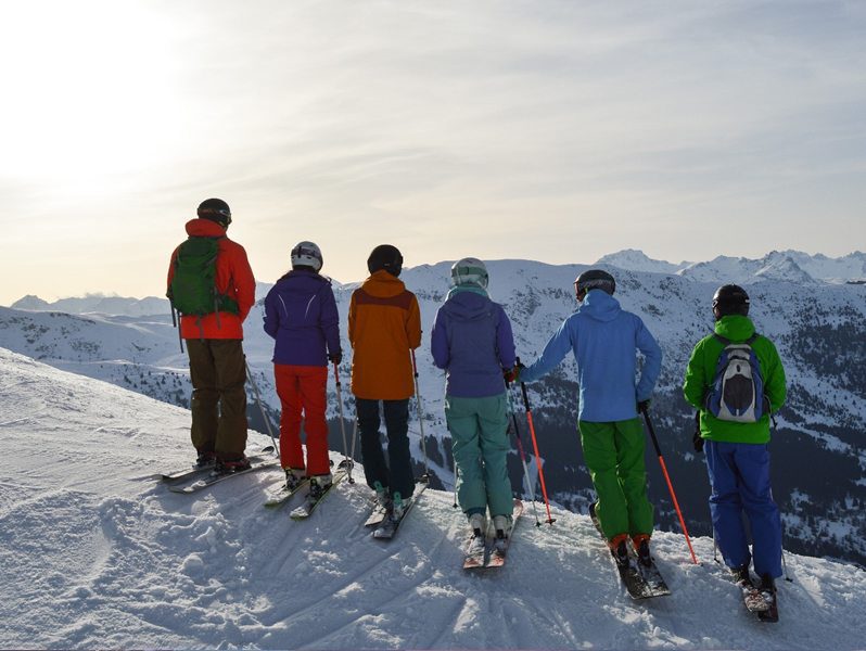 on top of meribel